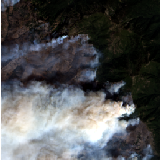 Smoke plume