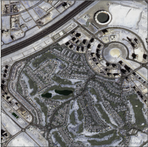 Aerial scene
